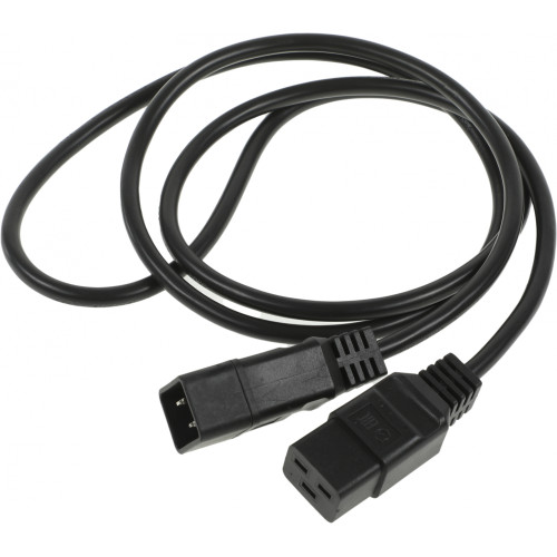 Шнур питания Rem R-16-Cord-C19-C20-1.8 C19-C20 проводник.:3x1.5мм2 1.8м 220В 16А (упак.:1шт) черный