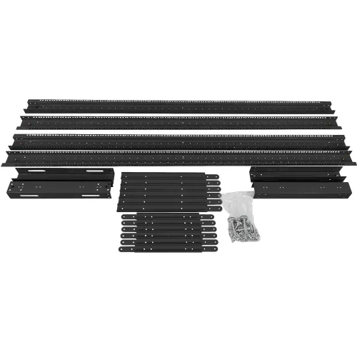 Стойка двухрамная NTSS NTSS-2POR24U/600-1000-BL 24U 550ммx1000мм 600кг черный