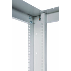 Стойка двухрамная ЦМО СТК-С-42.2.1000 42U 560ммX1280мм направл.под закл.гайки 450кг серый