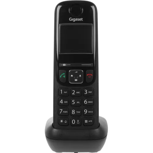 Трубка доп. Dect Gigaset AS690HX черный для AS690