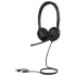 Гарнитура проводная Yealink UH35 Dual UC USB-C/A черный