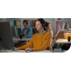 Гарнитура проводная Yealink UH35 Dual UC USB-C/A черный