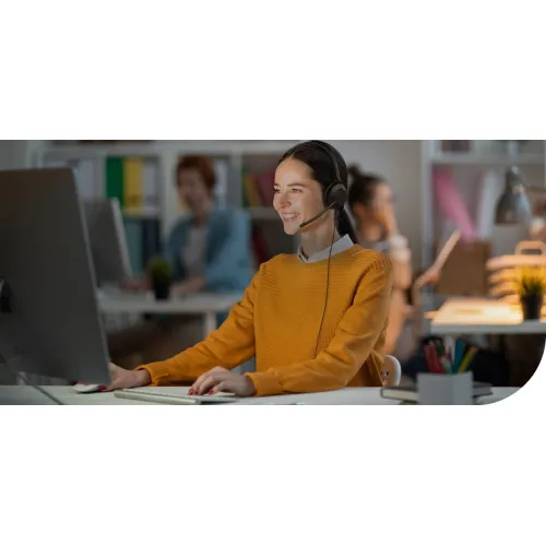 Гарнитура проводная Yealink UH35 Dual UC USB-C/A черный