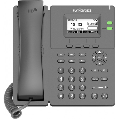 Телефон IP Flyingvoice P20 серый