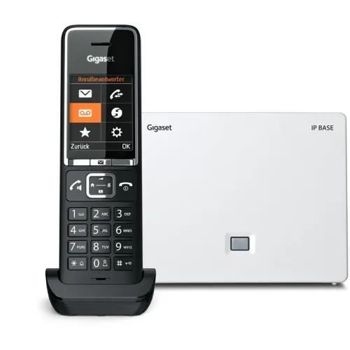 Телефон IP Gigaset Comfort 550A IP BASE Rus черный (S30852-H3037-R104)