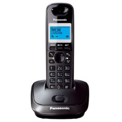 Р/Телефон Dect Panasonic KX-TG2511RUT темно-серый металлик/черный АОН