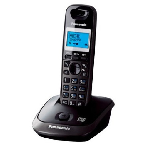 Р/Телефон Dect Panasonic KX-TG2521RUT темно-серый металлик автооветчик АОН