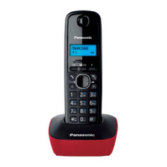 Р/Телефон Dect Panasonic KX-TG1611RUR красный/черный АОН