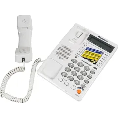 Телефон проводной Panasonic KX-TS2365RUW белый