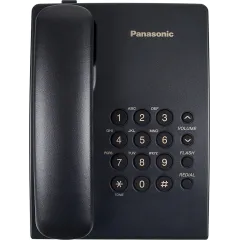 Телефон проводной Panasonic KX-TS2350RUB черный